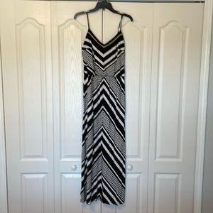 Black & White Vince Camuto Maxi Dress
